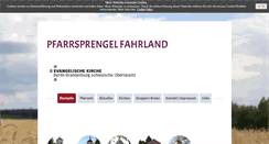 Desktop Screenshot of pfarrsprengel-fahrland.de